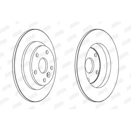Stabdžių diskas  JURID 562536JC