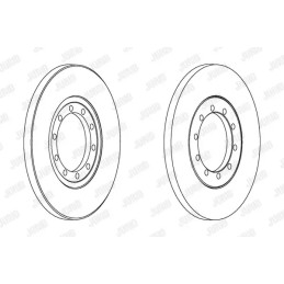 Stabdžių diskas  JURID 562537JC