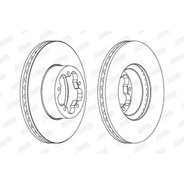 Stabdžių diskas  JURID 562541JC