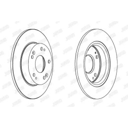 Stabdžių diskas  JURID 562544JC