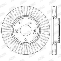Stabdžių diskas  JURID 562550JC