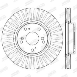 Stabdžių diskas  JURID 562546JC