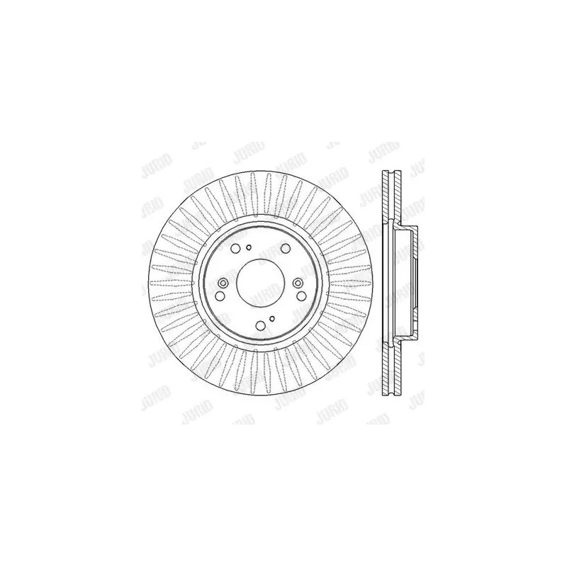 Stabdžių diskas  JURID 562546JC