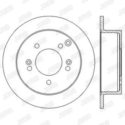 Stabdžių diskas  JURID 562552JC
