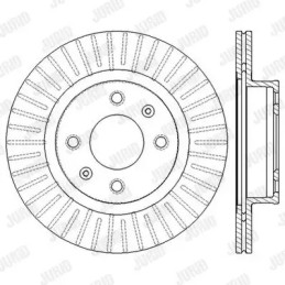 Stabdžių diskas  JURID 562555JC