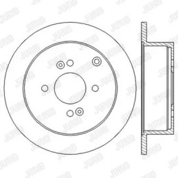 Stabdžių diskas  JURID 562551JC