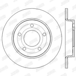 Stabdžių diskas  JURID 562560JC