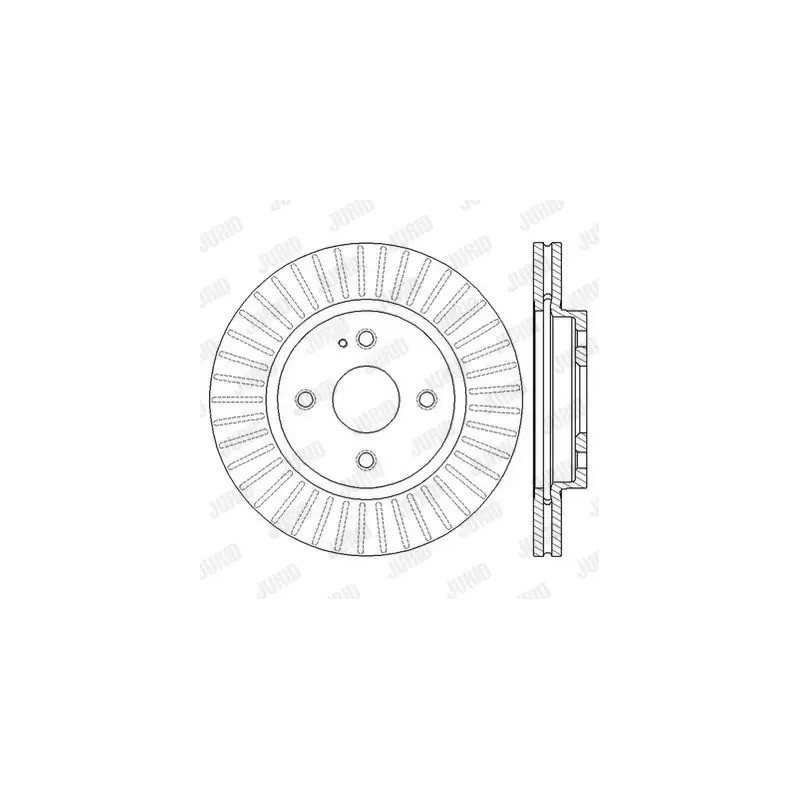 Stabdžių diskas  JURID 562564JC