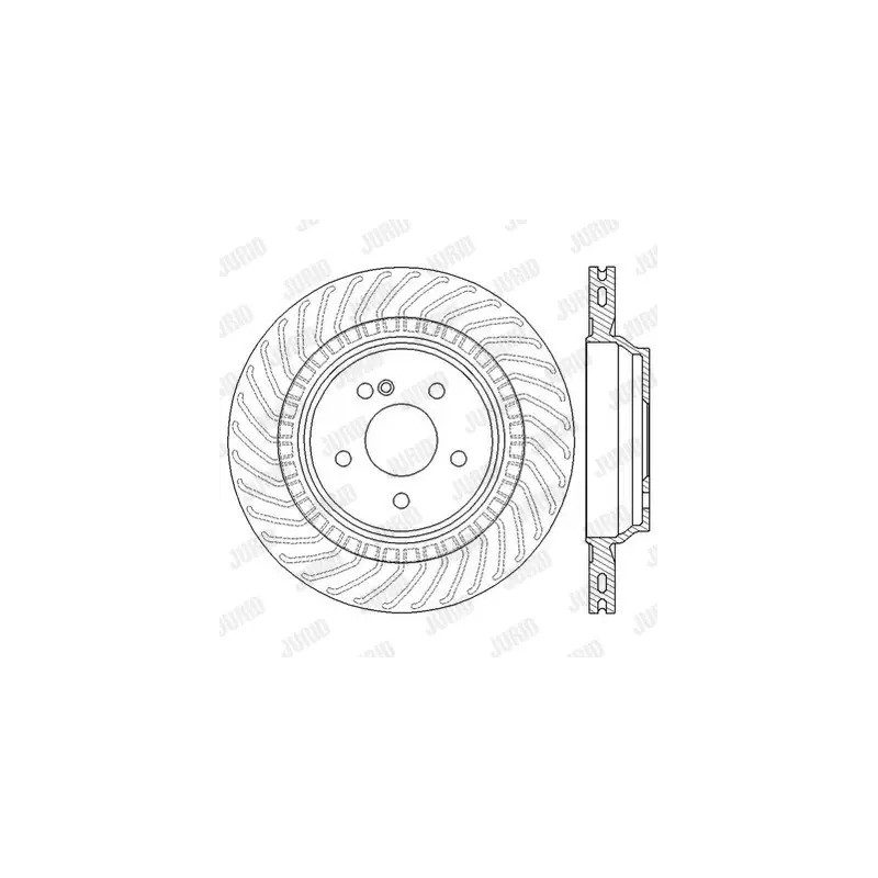 Stabdžių diskas  JURID 562568JC