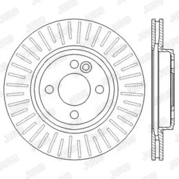 Stabdžių diskas  JURID 562570JC