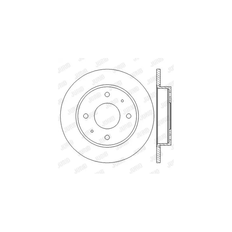 Stabdžių diskas  JURID 562574JC