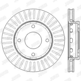 Stabdžių diskas  JURID 562575JC