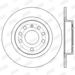 Stabdžių diskas  JURID 562581JC