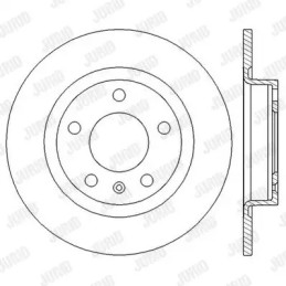 Stabdžių diskas  JURID 562580JC