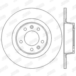 Stabdžių diskas  JURID 562583JC