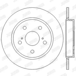 Stabdžių diskas  JURID 562599JC