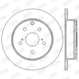 Stabdžių diskas  JURID 562601JC
