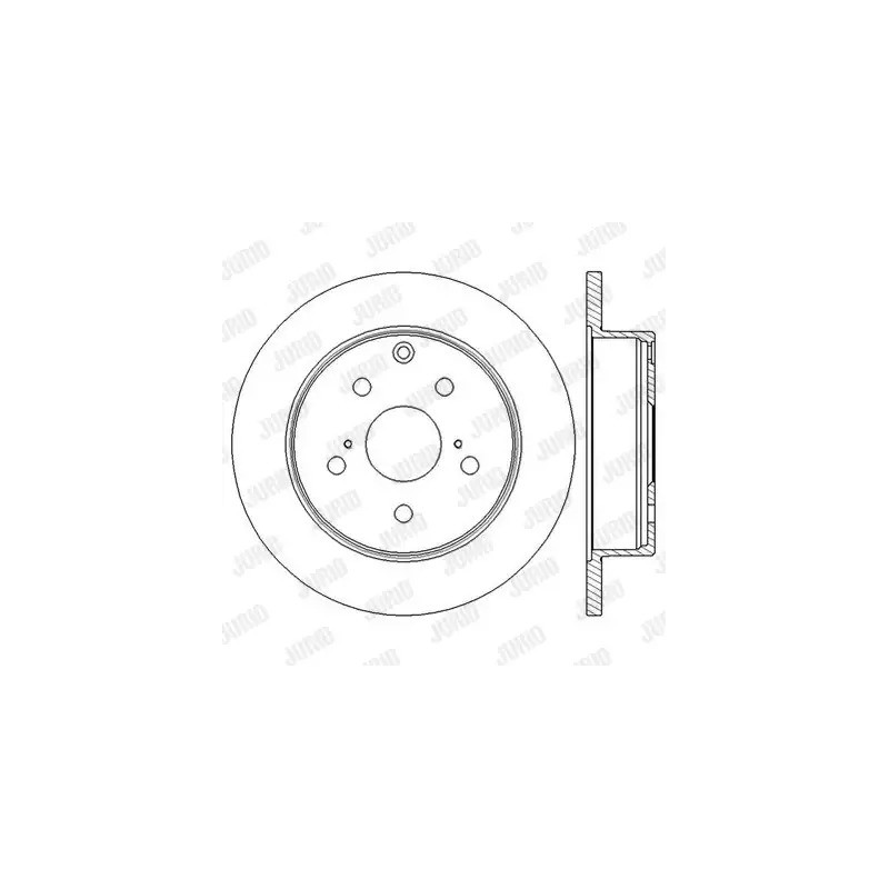 Stabdžių diskas  JURID 562601JC