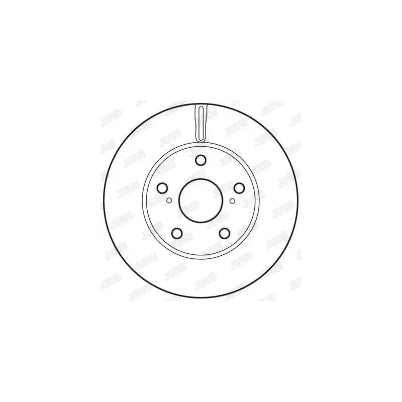 Stabdžių diskas  JURID 562623JC