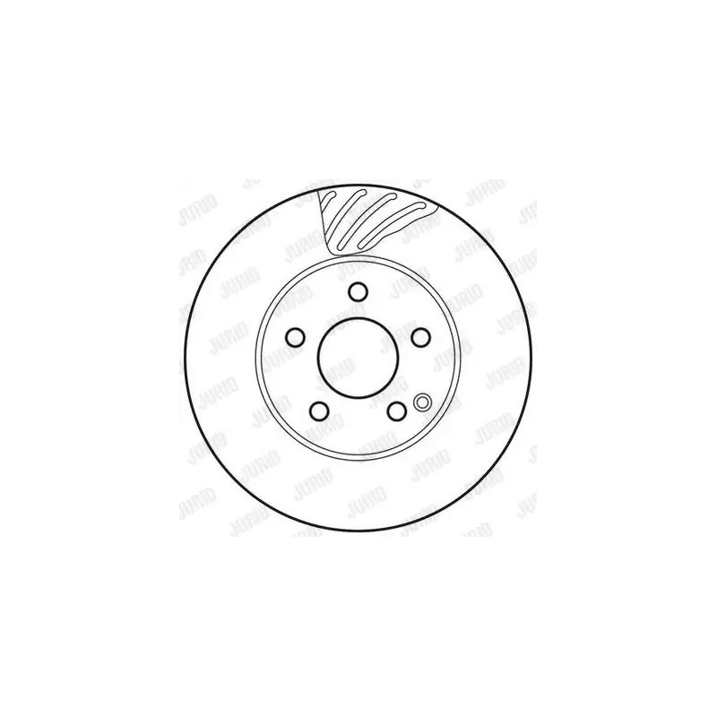 Stabdžių diskas  JURID 562627JC