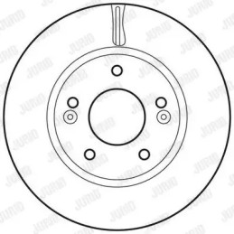 Stabdžių diskas  JURID 562625JC