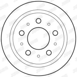 Stabdžių diskas  JURID 562629JC