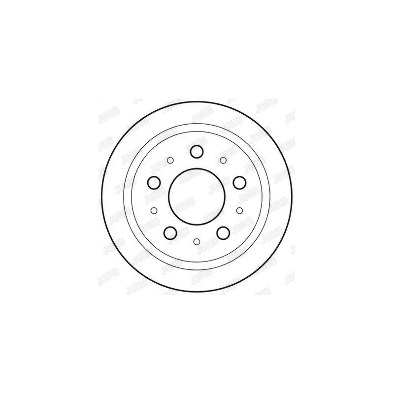 Stabdžių diskas  JURID 562629JC