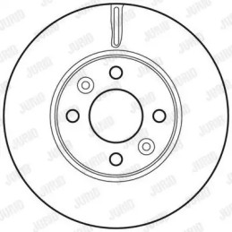 Stabdžių diskas  JURID 562636JC