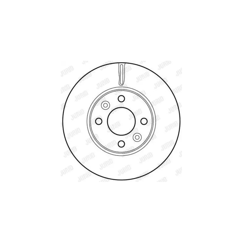 Stabdžių diskas  JURID 562636JC