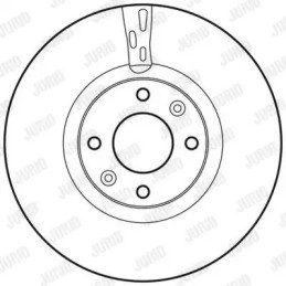 Stabdžių diskas  JURID 562641JC