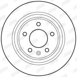 Stabdžių diskas  JURID 562640JC