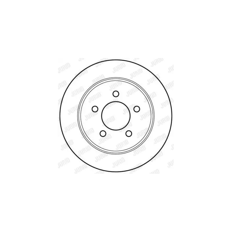 Stabdžių diskas  JURID 562646JC
