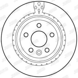 Stabdžių diskas  JURID 562650JC