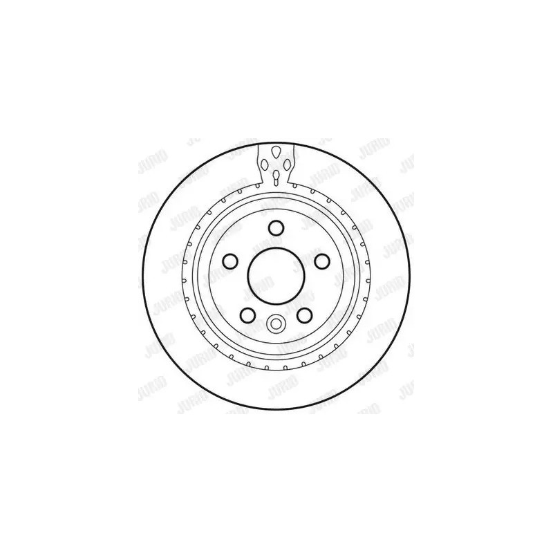 Stabdžių diskas  JURID 562650JC