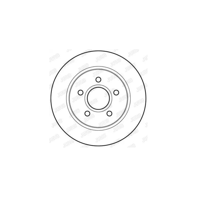 Stabdžių diskas  JURID 562648JC