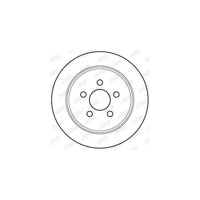 Stabdžių diskas  JURID 562656JC