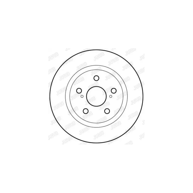 Stabdžių diskas  JURID 562659JC