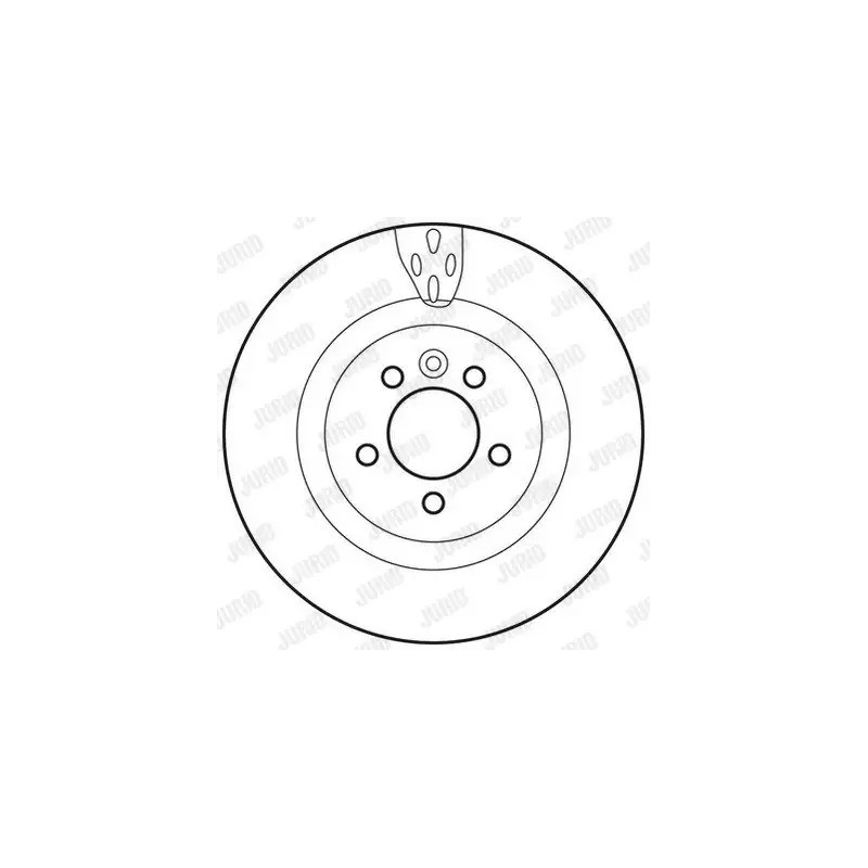 Stabdžių diskas  JURID 562654JC