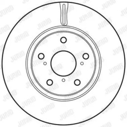 Stabdžių diskas  JURID 562649JC
