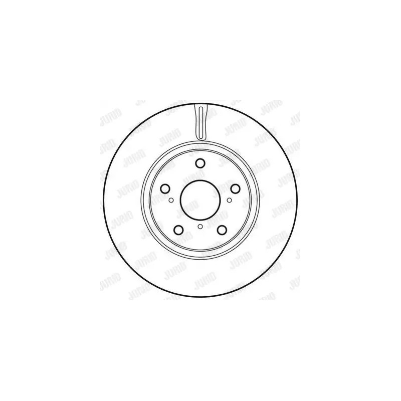 Stabdžių diskas  JURID 562649JC