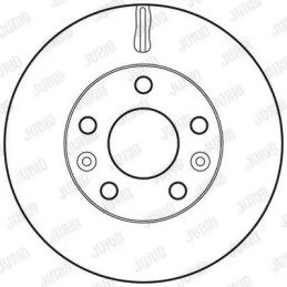 Stabdžių diskas  JURID 562658JC