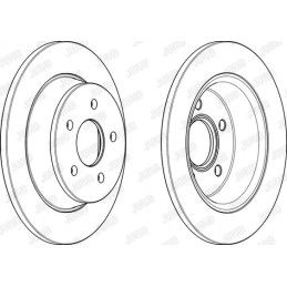 Stabdžių diskas  JURID 562655JC