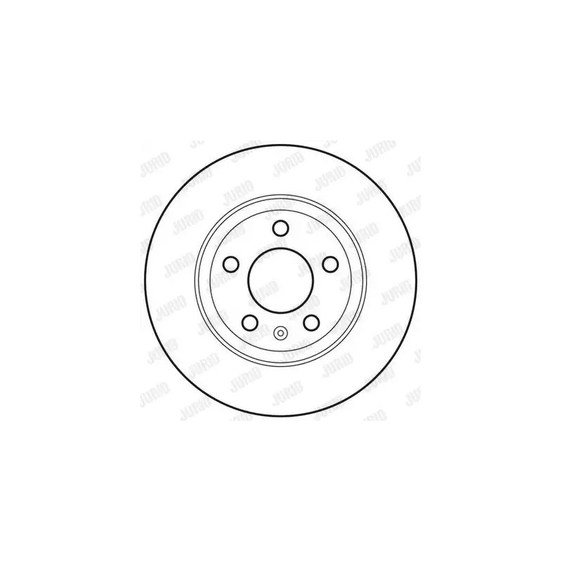 Stabdžių diskas  JURID 562667JC