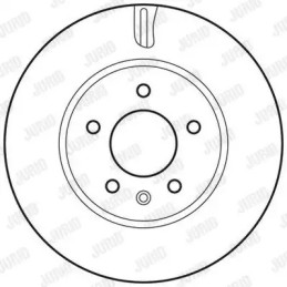 Stabdžių diskas  JURID 562671JC