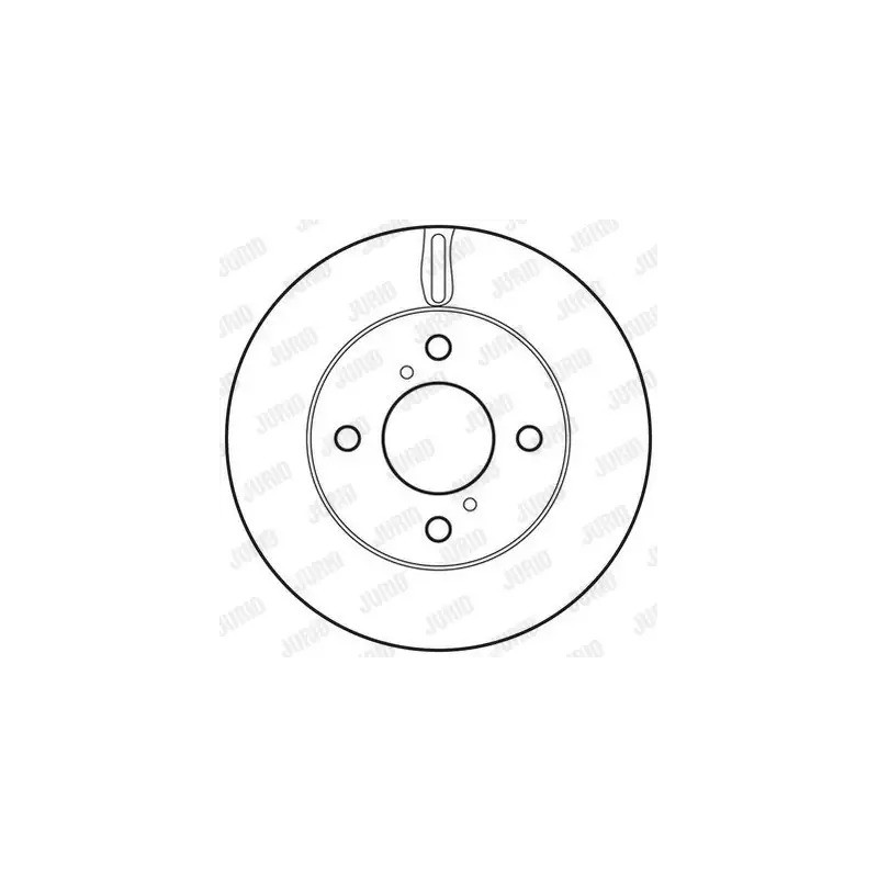 Stabdžių diskas  JURID 562674JC