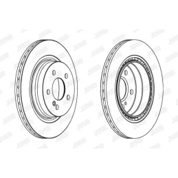 Stabdžių diskas  JURID 562680JC