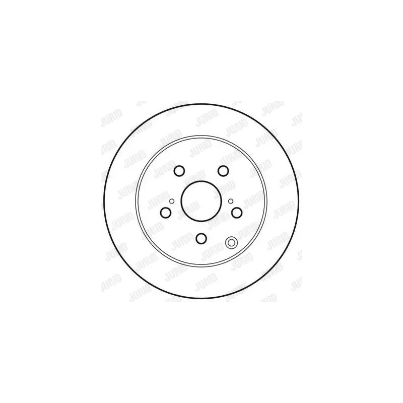 Stabdžių diskas  JURID 562684JC