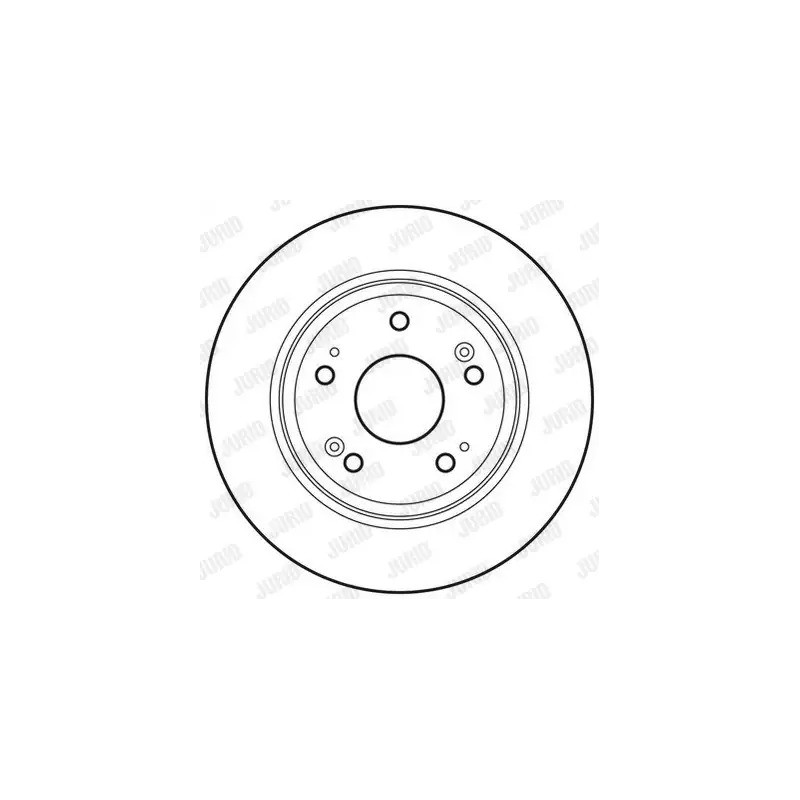 Stabdžių diskas  JURID 562687JC