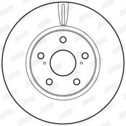 Stabdžių diskas  JURID 562689JC