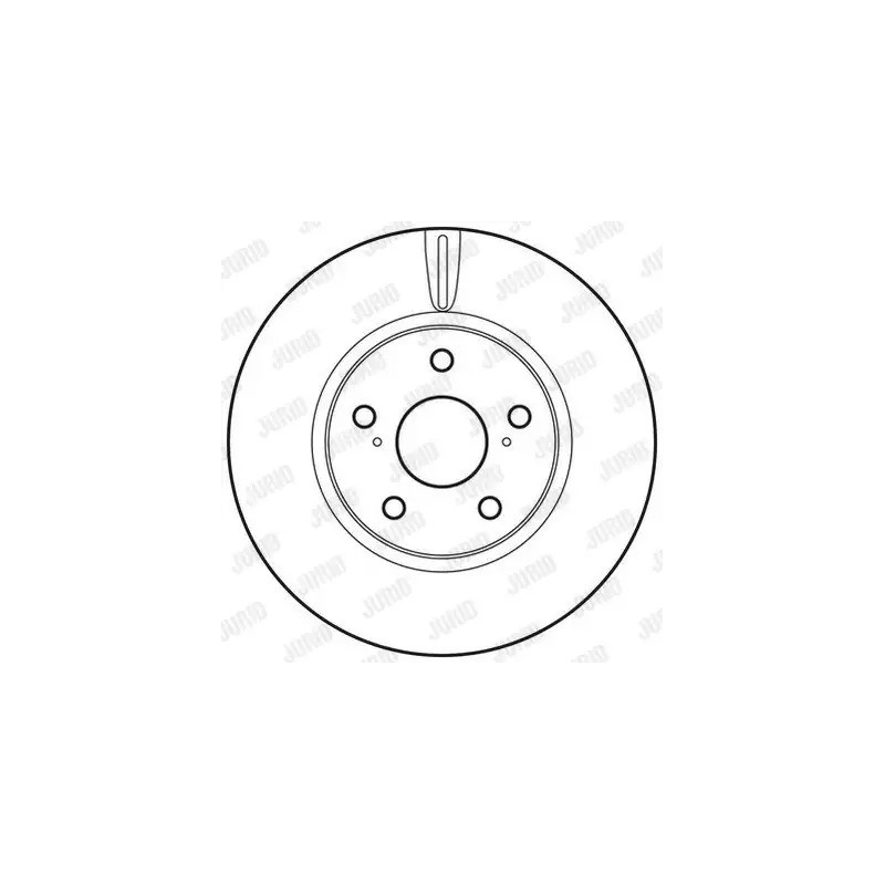 Stabdžių diskas  JURID 562689JC